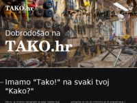 Frontpage screenshot for site: Kako? TAKO.hr (https://tako.hr)