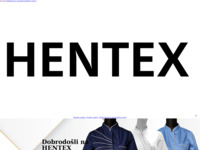 Frontpage screenshot for site: HENTEX Webshop - Zaštitna medicinska odjeća (https://www.hentex.hr/)