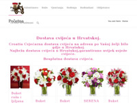 Frontpage screenshot for site: Dostava cvijeća u Hrvatskoj - Internet cvjećarna Hrvatska dostava cvijeća (http://www.croatiacvjecarna.com)
