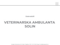 Frontpage screenshot for site: Veterinarska stanica Solin (http://www.vetsolin.hr)