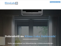 Frontpage screenshot for site: (https://www.klimaluks.hr)
