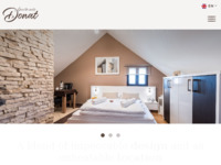 Frontpage screenshot for site: (https://www.apartmentsdonat.com/)