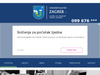 Frontpage screenshot for site: (http://vodoinstalater-zagreb.hr)