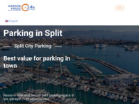 Frontpage screenshot for site: Split City Parking | 0 - 24h (http://splitcityparking.com)