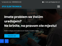 Frontpage screenshot for site: (https://www.ifixelektronika.hr/)