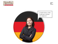 Frontpage screenshot for site: Špreha - Online tečaj njemačkog jezika (http://spreha.hr)