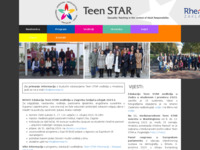 Frontpage screenshot for site: Teen STAR - program cjelovitog spolnog odgoja (http://www.teenstar.hr/)
