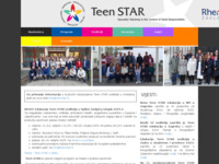 Frontpage screenshot for site: Teen STAR - program cjelovitog spolnog odgoja (http://www.teenstar.hr/)