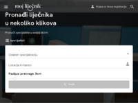 Frontpage screenshot for site: Home - Moj liječnik (https://mojlijecnik.com)