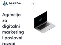Frontpage screenshot for site: (http://marsa.agency/)