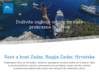 Slika naslovnice sjedišta: Rent a boat Zadar Nautica - Zadar, Petrčane, Zaton (https://www.zadar-nautica.hr)