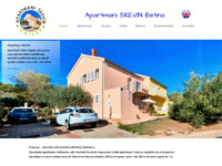 Frontpage screenshot for site: (http://www.apartmani-skevin-betina.com)
