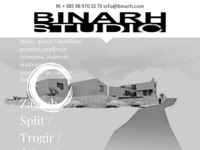 Frontpage screenshot for site: Binarh studio (http://binarh.com)