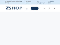 Frontpage screenshot for site: (http://zshop.hr)