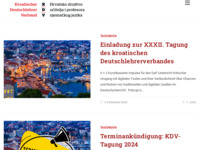 Frontpage screenshot for site: (https://www.kdv.hr)