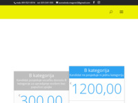 Frontpage screenshot for site: Autoškola Magnet - Osijek (https://autoskolamagnet.hr/)