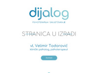 Frontpage screenshot for site: Psihoterapija Dijalog (https://psihoterapija-dijalog.hr)