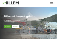 Frontpage screenshot for site: (https://millem-inzenjering.hr)