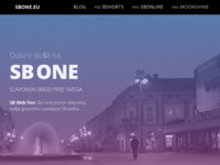 Frontpage screenshot for site: (https://sbone.eu)