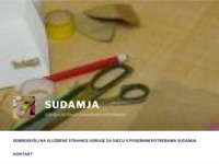 Slika naslovnice sjedišta: Sudamja – Udruga za djecu s posebnim potrebama (http://sudamja.hr)