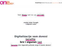 Slika naslovnice sjedišta: ONE.easy solutions (http://oneasy.solutions)