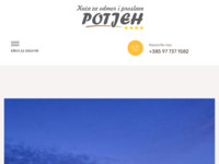 Frontpage screenshot for site: (https://www.kuca-potjeh.hr)