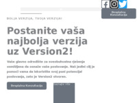 Frontpage screenshot for site: Agencija za Web Dizajn i Digitalni Marketing | Version2 (https://version2.hr)