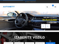 Frontpage screenshot for site: autoNETT (https://www.autonett.hr)
