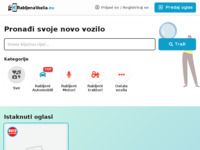 Frontpage screenshot for site: RabljenaVozila.eu - Besplatni auto oglasnik - Povoljna rabljena vozila (https://rabljenavozila.eu)
