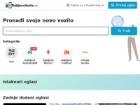 Frontpage screenshot for site: RabljenaVozila.eu - Besplatni auto oglasnik - Povoljna rabljena vozila (https://rabljenavozila.eu)