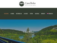 Frontpage screenshot for site: Casa Boho - Kuća za odmor, Fužine (https://casa-boho.com/)