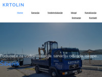 Frontpage screenshot for site: KRTOLIN – Poduzeće za usluge sanacija cijevi (https://www.krtolin.com/)