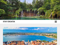 Frontpage screenshot for site: (http://staycroatia.com)