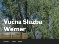 Frontpage screenshot for site: Vučna Služba Werner (http://vucna-sluzba-werner.hr)