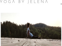 Frontpage screenshot for site: (https://yogabyjelena.com/)