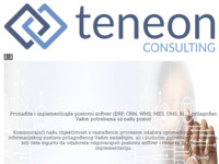 Frontpage screenshot for site: Teneon consulting d.o.o. (http://teneon.eu)
