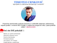 Frontpage screenshot for site: Timoteo Crnković - Specijalist za anksiozne poremećaje i ovisnosti (https://www.timoteocrnkovic.com)