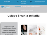 Frontpage screenshot for site: Jawa dizajn - Usluge šivanja odjeće i web dizajn (http://www.jawadizajn.hr)