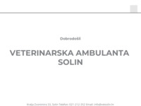 Frontpage screenshot for site: Veterinarska stanica Solin (http://vetsolin.hr)