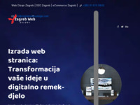 Frontpage screenshot for site: (https://www.zagrebwebusluge.com)