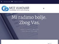 Frontpage screenshot for site: MCE Vukovar – Izrada internet stranica i internet trgovina, Hrvatski web hosting, registracija domen (https://mce-vukovar.hr)