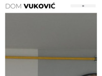 Frontpage screenshot for site: (http://domvukovic.hr/)