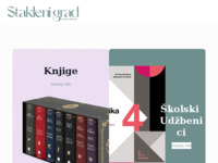 Frontpage screenshot for site: Antikvarijat Stakleni Grad | Knjige | Udžbenici | Glazba | Prodaja i otkup (https://antikvarijatstaklenigrad.hr)
