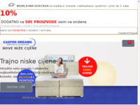 Frontpage screenshot for site: Casper Dreams ~ Madraci i kreveti vlastite proizvodnje (http://casperdreams.eu)