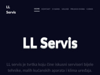 Frontpage screenshot for site: LL Servis (http://llservis.hr)