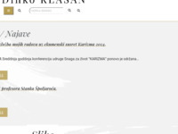 Frontpage screenshot for site: Umjetničke slike - Dinko KLASAN (https://dinko-klasan.art/)