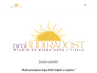 Frontpage screenshot for site: proBUDI RADOST | Studio za njegu duha i tijela (http://www.probudiradost.hr)