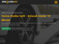 Slika naslovnice sjedišta: Vučna Služba Split - Prijevoz vozila i pomoć na cesti 24/7 (https://vucnasluzbasplit.com/)