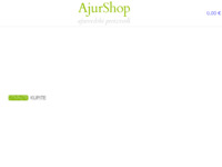 Slika naslovnice sjedišta: AjurShop: ajurvedska medicina & proizvodi (https://ajurshop.hr/)