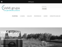 Frontpage screenshot for site: (https://vemi-grupa.hr)